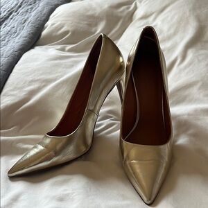 Gold heels